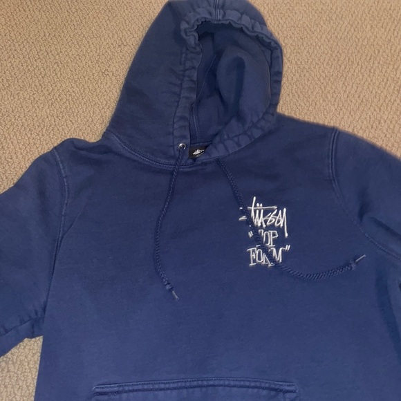 Blue Stussay hoodie worn less than a dozen times - Picture 1 of 4